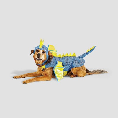 Halloween Full Body Metallic Dragon Glow Eyes Dog Costume - M - Hyde & Eek! Boutique™ : Target
